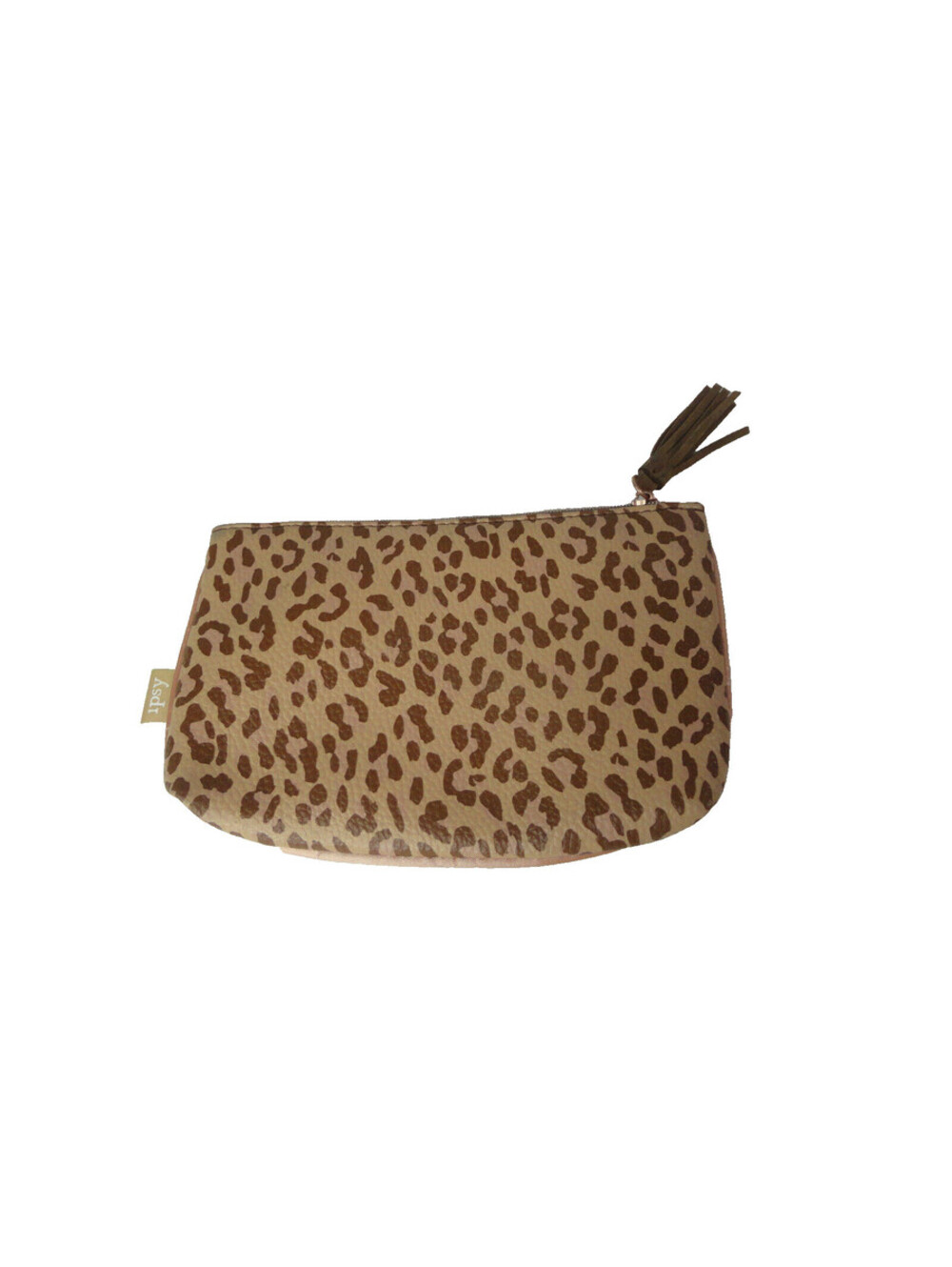 Ipsy Small Cheetah Print Cosmetic Makeup Toiletry Pouch